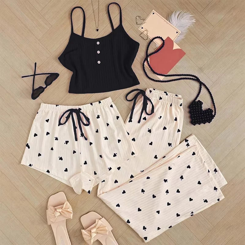 Pijama Santi Conjunto 3 Peças
