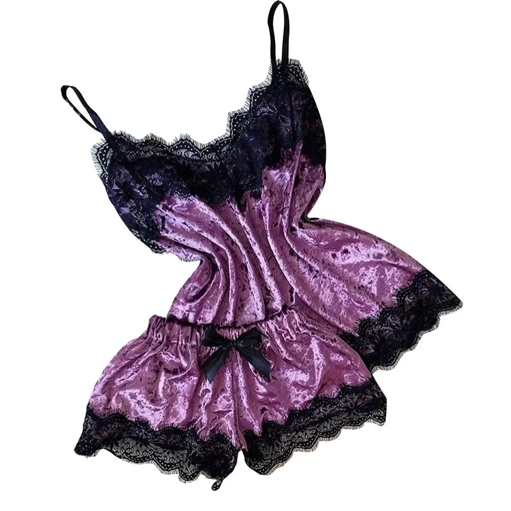 Pijama Lingerie Renda Lace