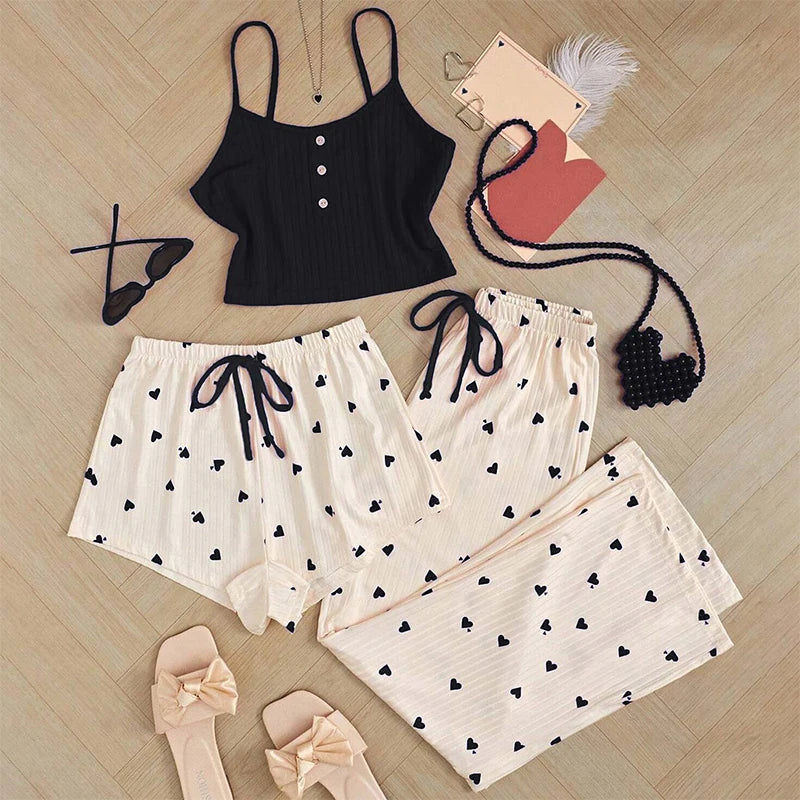 Pijama Santi Conjunto 3 Peças