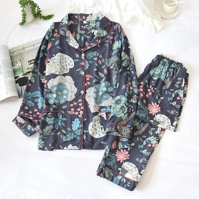 Pijama Longo Inverno 100% Algodão