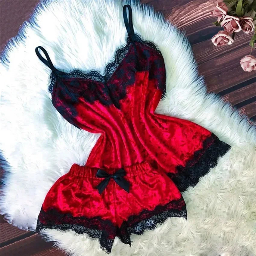 Pijama Lingerie Renda Lace