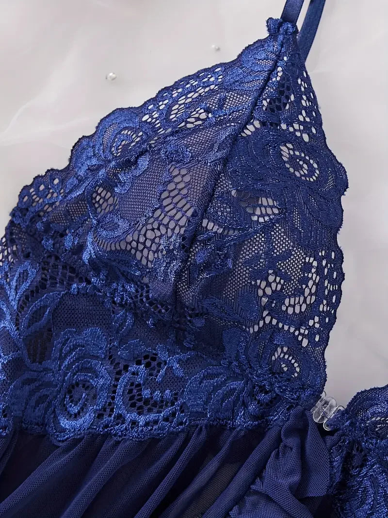 Babydoll + Calcinha Lingerie Renda