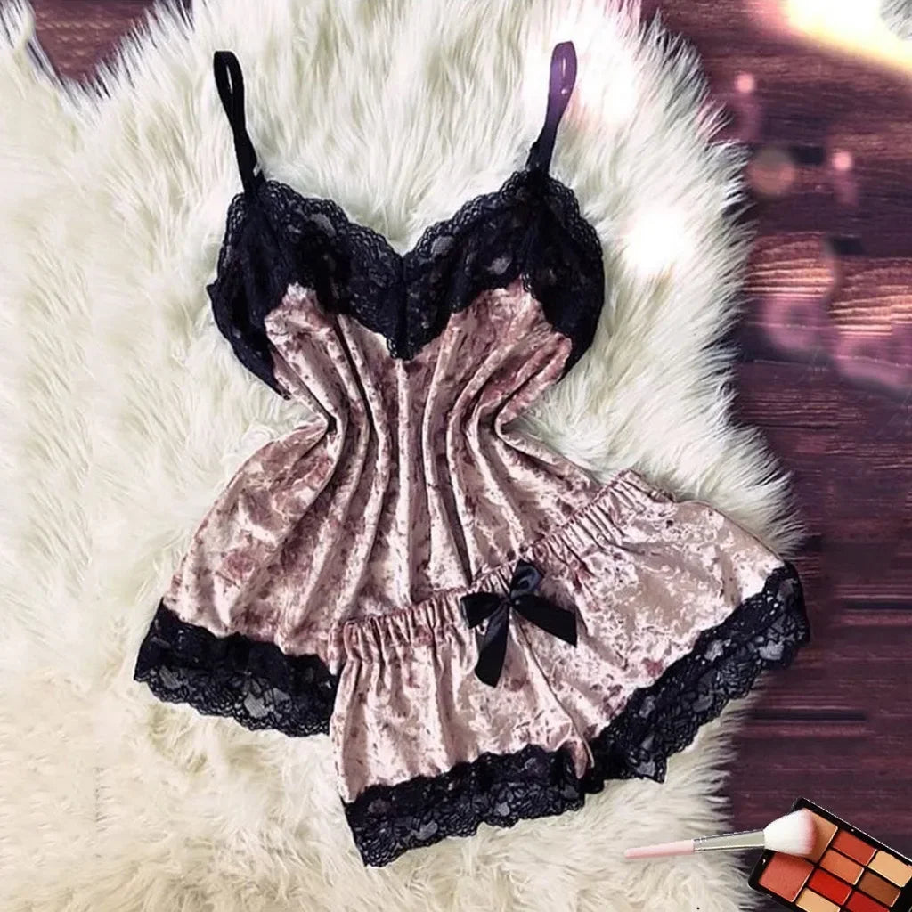 Pijama Lingerie Renda Lace