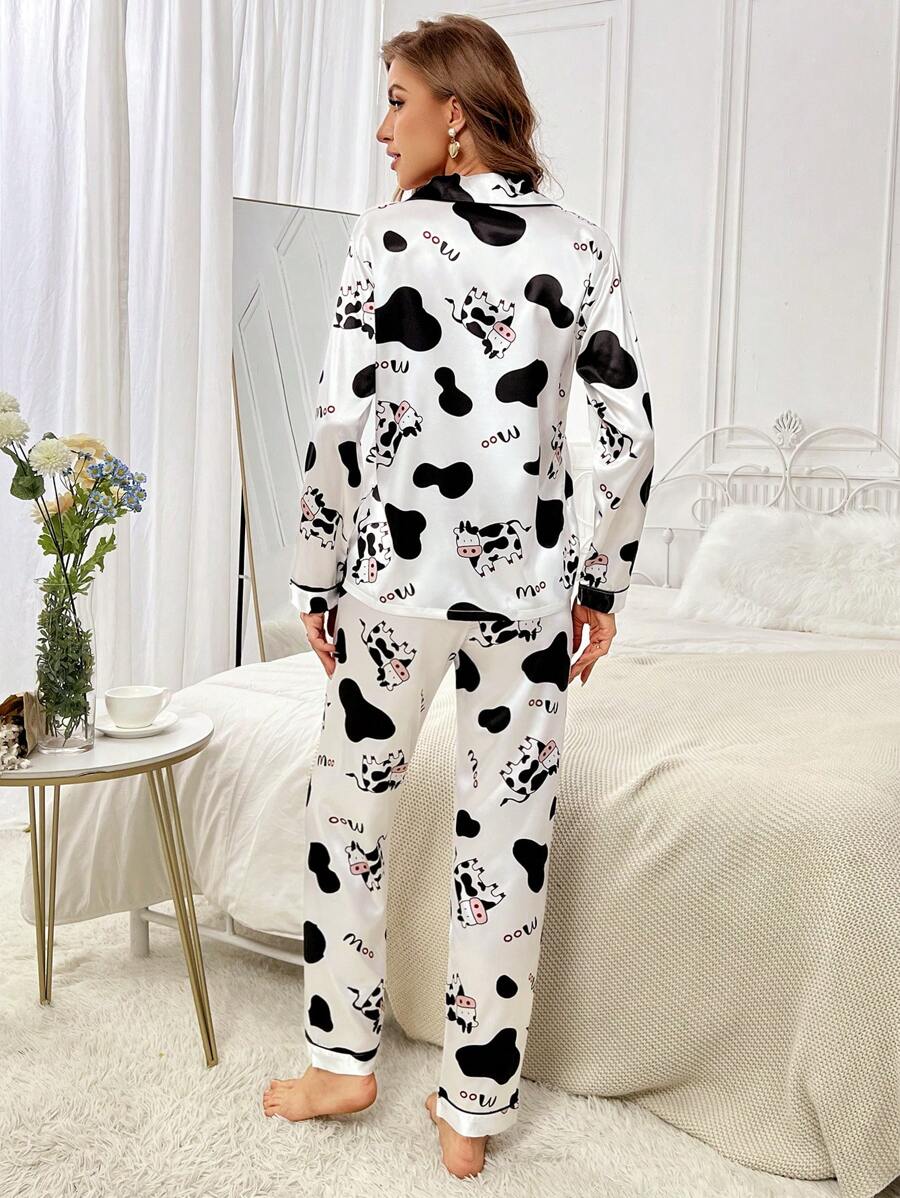 Pijama Vaca, Pijama Longo Vaca, Pijama Cow, Pijama Americano, Pijama Feminino, Pijama Longo Feminino