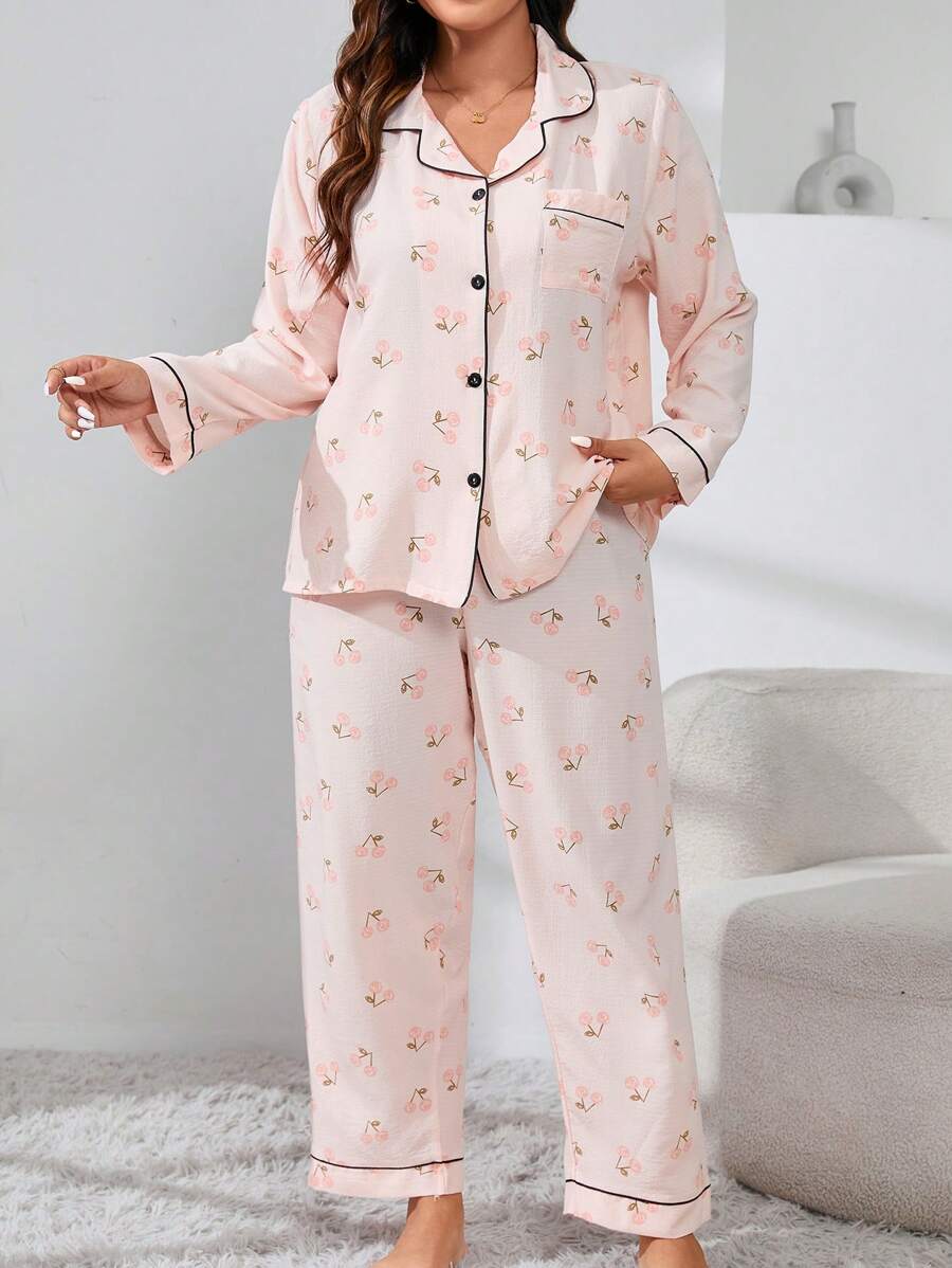 Pijama Longo Cherry