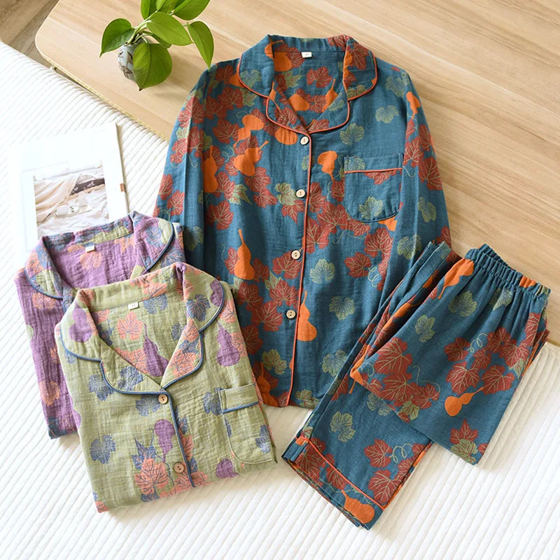 Pijama Longo Japan 100% Algodão
