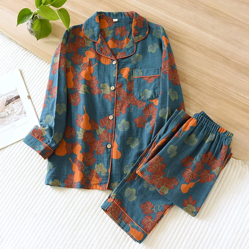 Pijama Longo Japan 100% Algodão