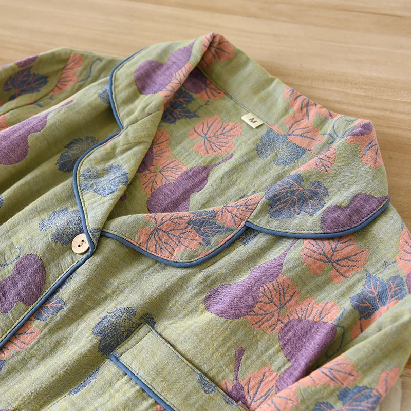 Pijama Longo Japan 100% Algodão