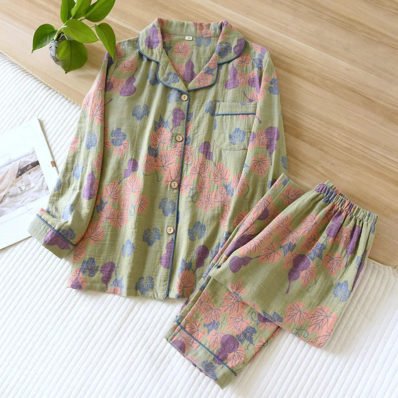 Pijama Longo Japan 100% Algodão