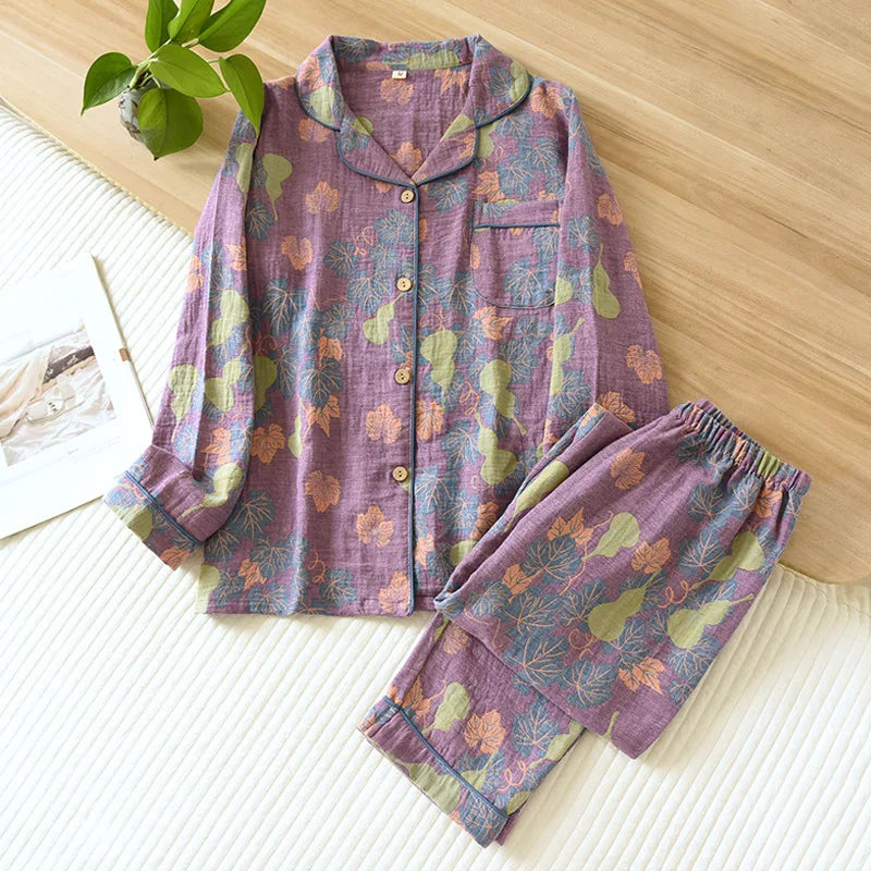 Pijama Longo Japan 100% Algodão